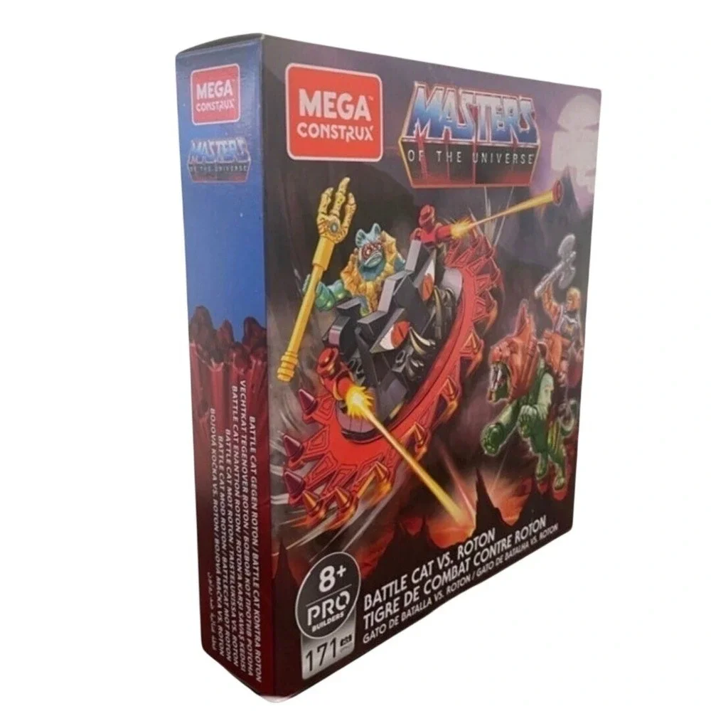 Mega Construx Masters of the Universe He-Man Battle Cat vs Roton Set 171 pcs NEW